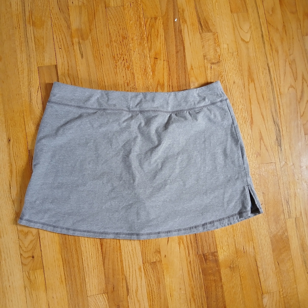 Gray Athletic Skirt
